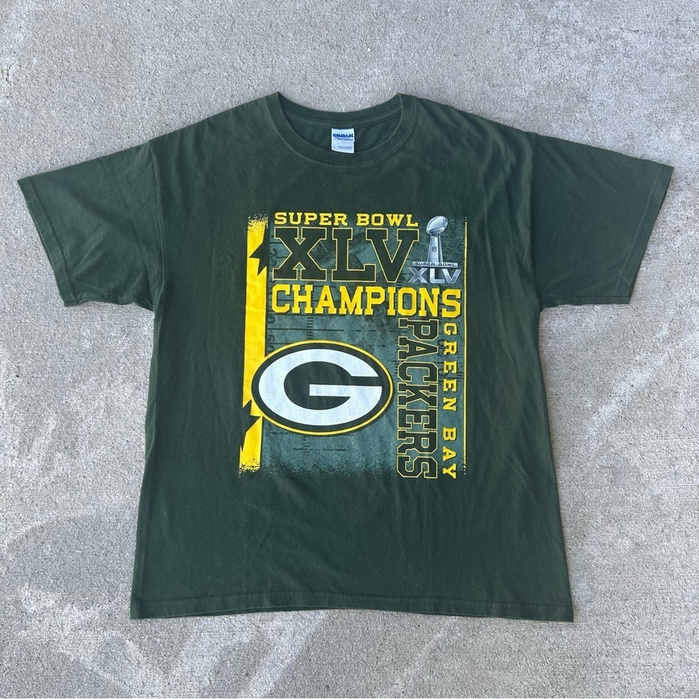 Gildan Green Bay Packers Super Bowl XLV Champions Tee